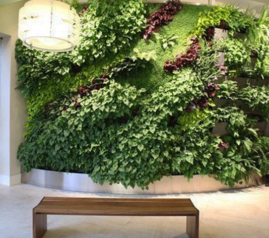 办公客厅仿真植物墙